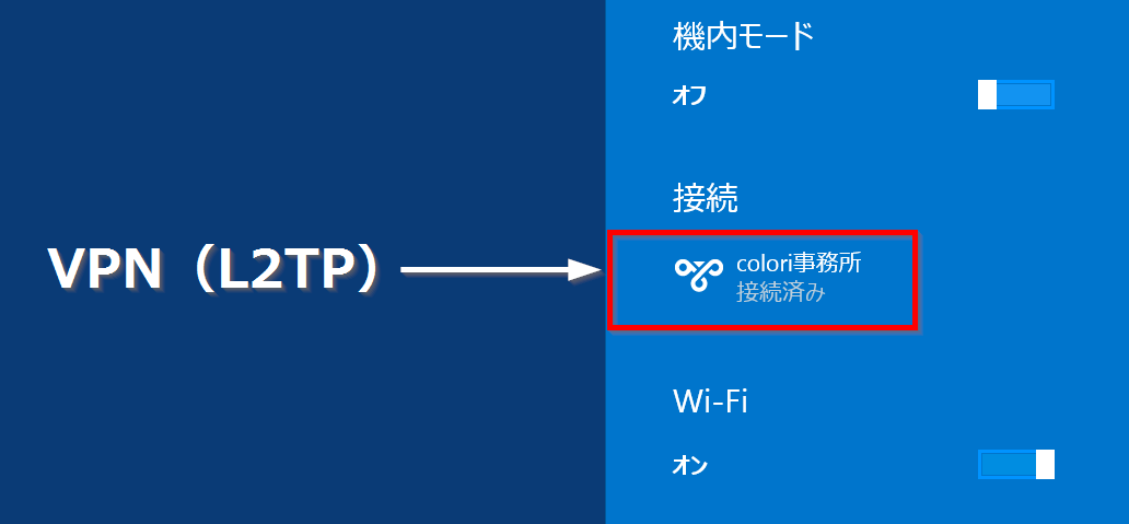 Windows8でl2tpプロトコルのvpn接続を成功させる Colori